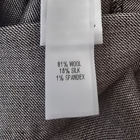 St. John Wool Silk Blend Business Work Wear Gray Women's Dress Pants 8 - Picture 4 of 5